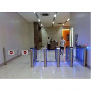 Security Swing Gate Turnstile for Corporate Lobby