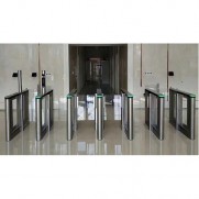 Entry Control Optical Speed Turnstile for Government Building