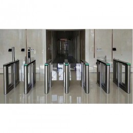 Entry Control Optical Speed Turnstile for Government Building