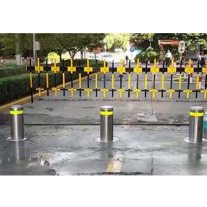 Automatic Retractable Bollard for Pedestrian Zone