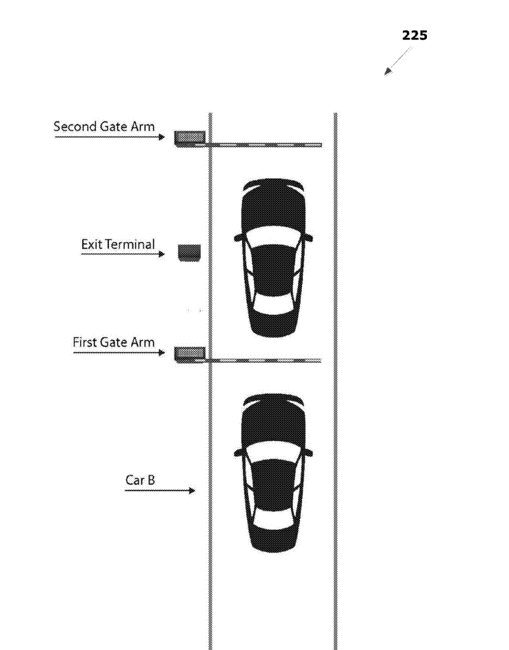 Electronic vehicle barrier system